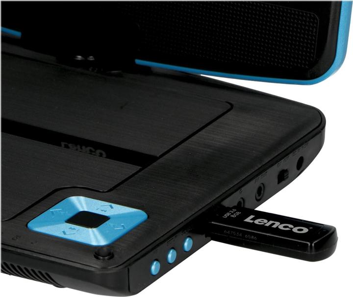 Actual product image Lenco Portable player DVP-910 (DVP910BLAU) (Portable DVD player)