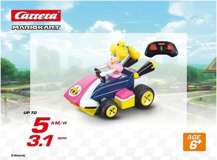 Actual product image Carrera 2,4GHz Mario Kart Mini RC - Peach (Paperbox)