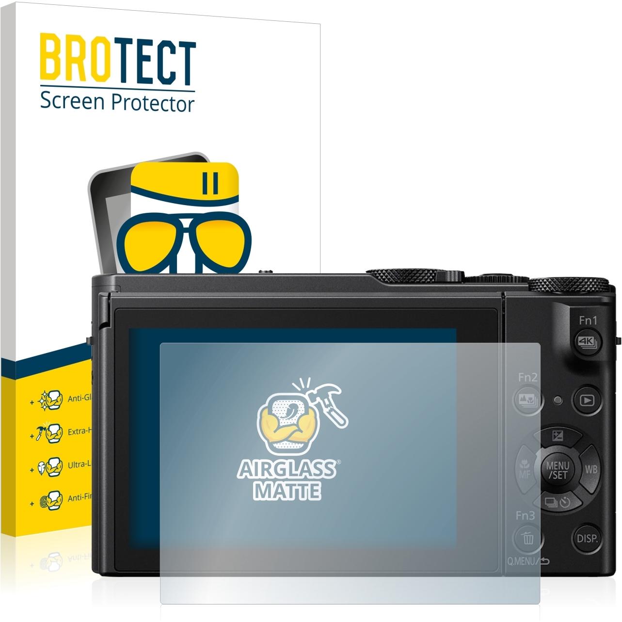BROTECT AirGlass Panzerglasfolie Matt (Displayschutz, Lumix DMC-LX15), Kameraschutz