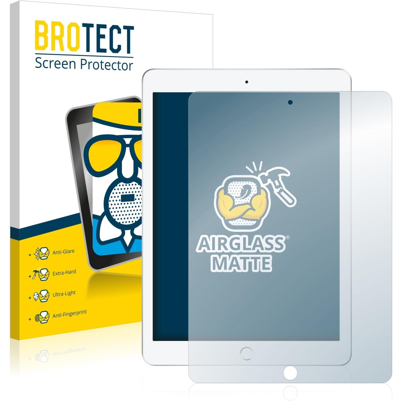 BROTECT AirGlass Panzerglasfolie Matt (1 Stück, iPad 9.7), Tablet Schutzfolie