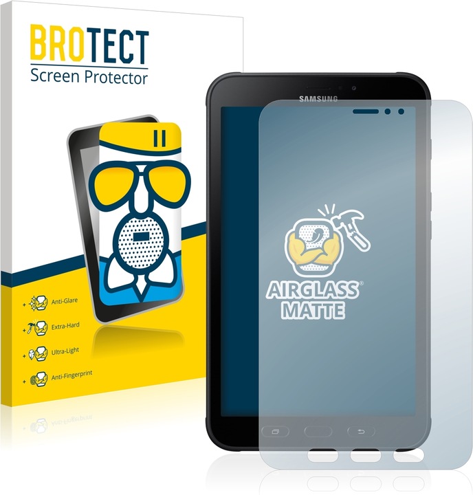 Produktbild BROTECT AirGlass Panzerglasfolie Matt (1 Stück, Galaxy Tab Active 2)