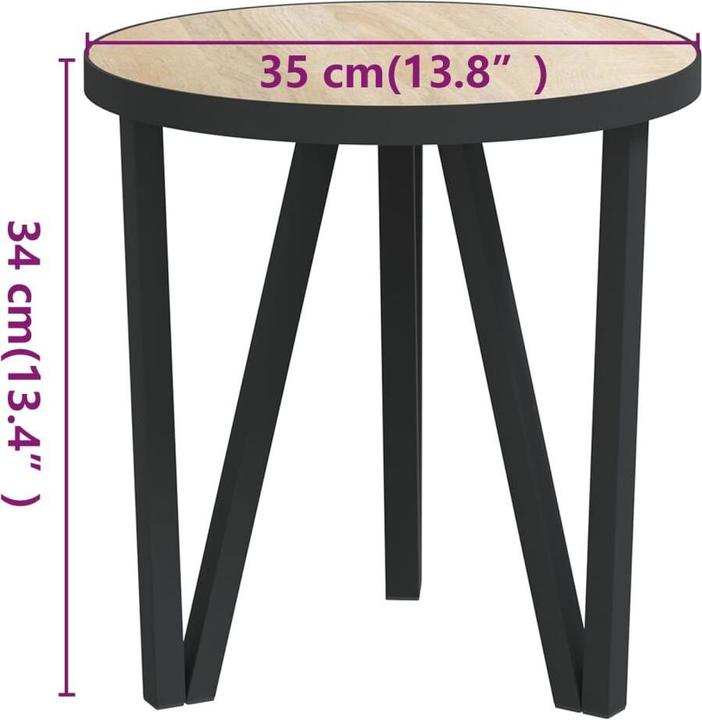 Image du produit vidaXL Beistelltisch (35 x 35 x 34 cm)