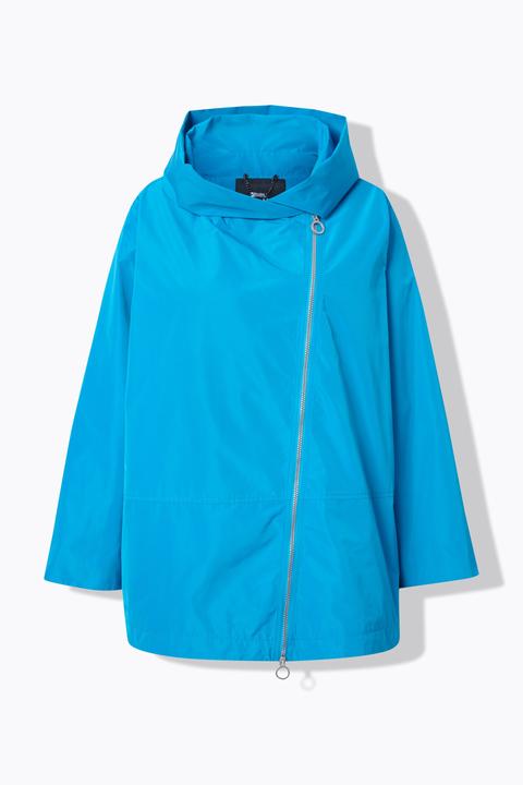 Actual product image Ulla Popken HYPRAR Satin Lined Asymmetrical Jacket (54)