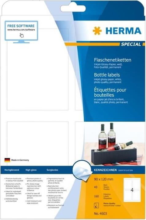 Immagine prodotto HERMA Etichette per bottiglie A4