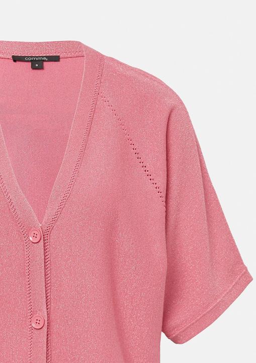 Immagine prodotto Comma Strickjacke Schimmernder Feinstrick-Cardigan mit Fledermausärmeln (L)