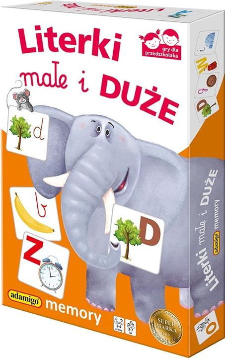 Adamigo Memory Game - Uppercase and Lowercase (1 - 4 Players)