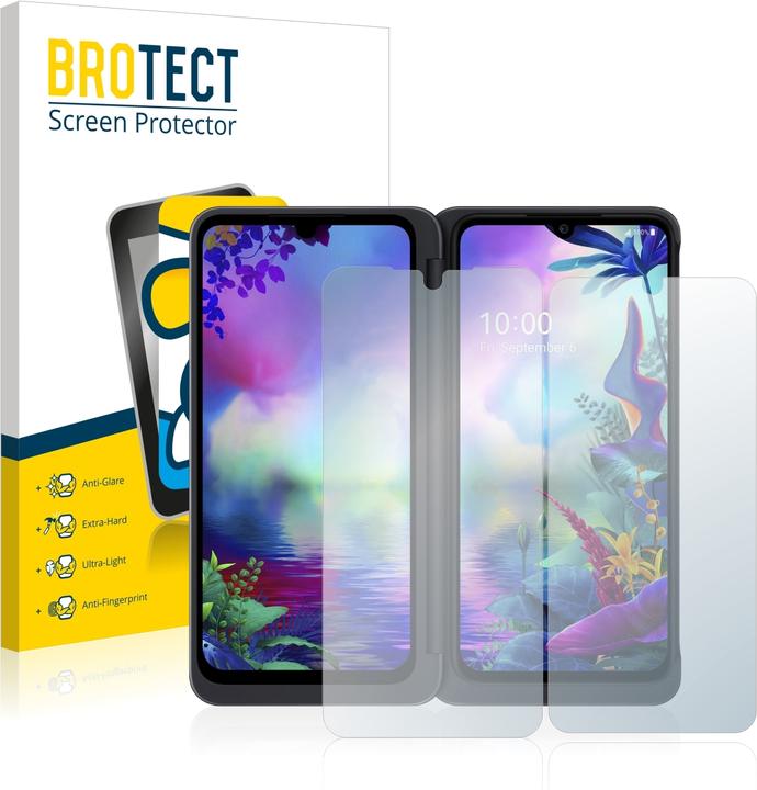 Productafbeelding BROTECT AirGlass Matte kogelwerende glasfolie (1 Stuk, LG G8X ThinQ)