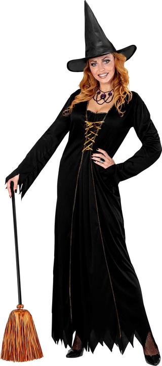 Produktbild Widmann Oranger Lametta Hexenbesen 92 cm