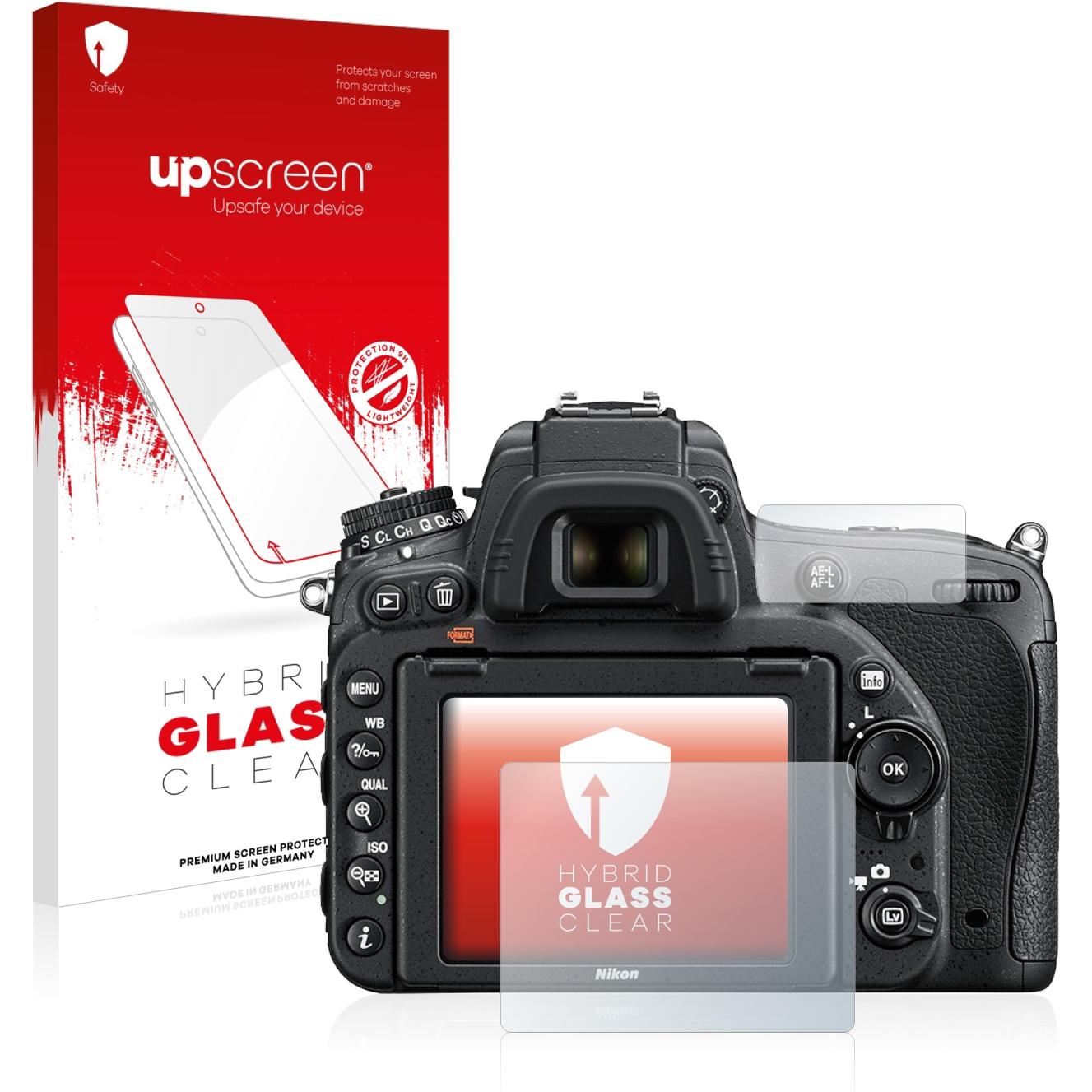 Thumbnail - upscreen Scratch Shield Panzerglasfolie (Displayschutz, D750), Kameraschutz