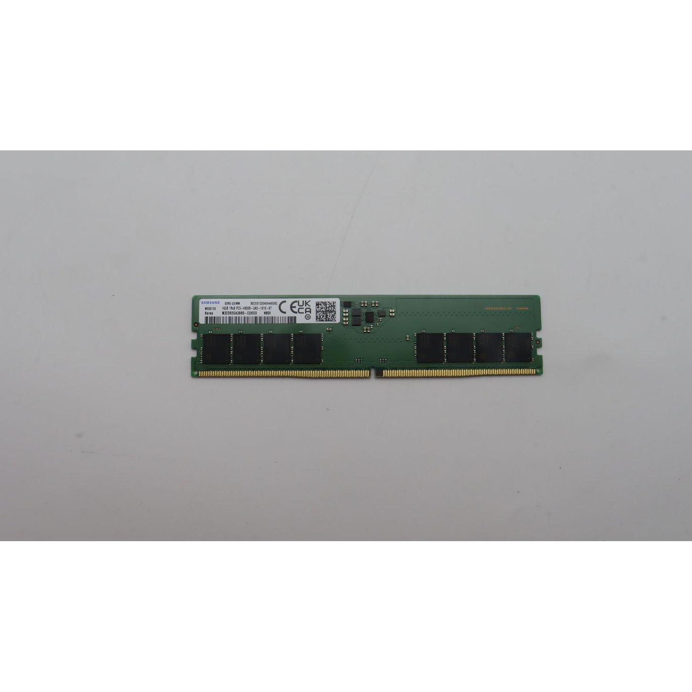 Lenovo MEMORY UDIMM,16GB, DDR5,4800 (4800 MHz, DDR5-RAM, U-DIMM), RAM