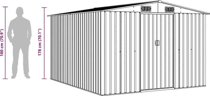 Actual product image vidaXL Gerätehaus