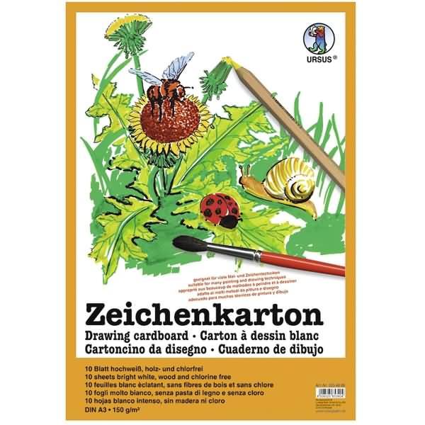 Thumbnail - Ursus, Bastelpapier, Zeichenkarton 150g/qm A3 VE=10 Blatt (150 g/m², 1 x)