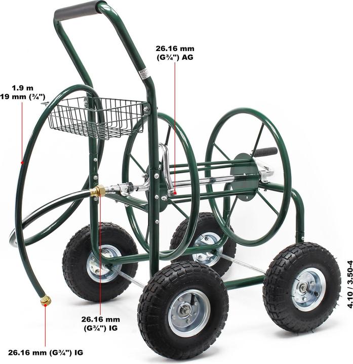 Wiltec Schlauchwagen (76 m)