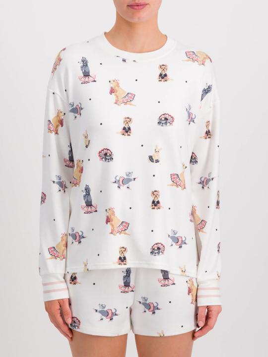 Produktbild Pj Salvage Pullover weiss/klein gemustert (40, L)