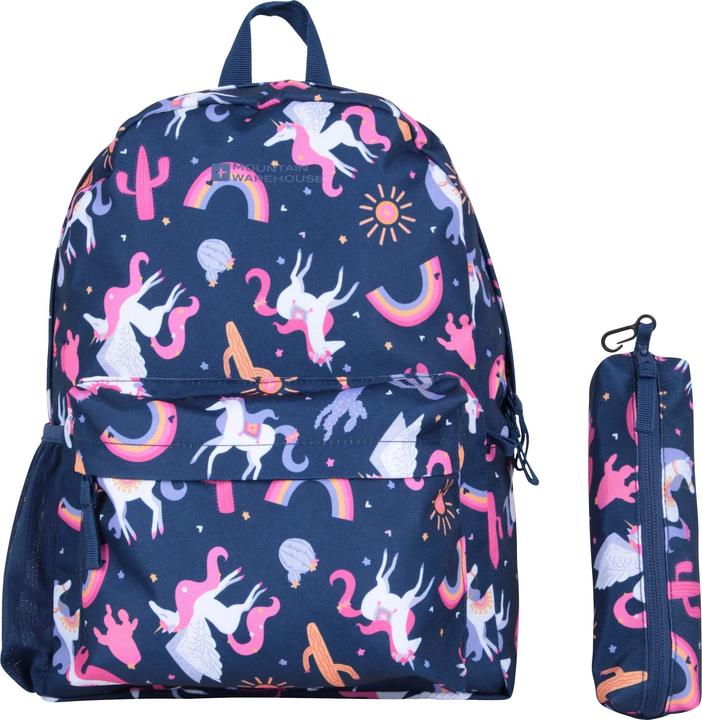Produktbild Mountain Warehouse Rucksack und Federmäppchen Bookworm Einhorn 15l (15 l)