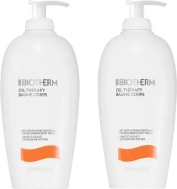 Image du produit Biotherm Coffret de lotions nourrissantes pour le corps pour peaux sèches Duo Oil Therapy Baume Corps (Lotion pour le corps, 400 ml)