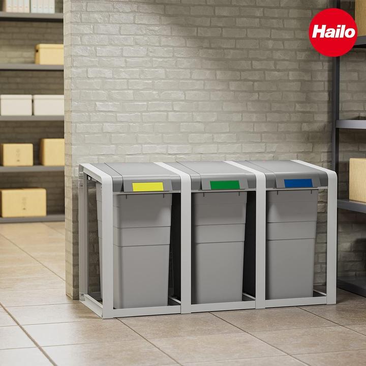 Produktbild Hailo ProfiLine Öko XL (Basiseinheit), Flexibles Mülltrennsystem, 38 ltr (38 l)