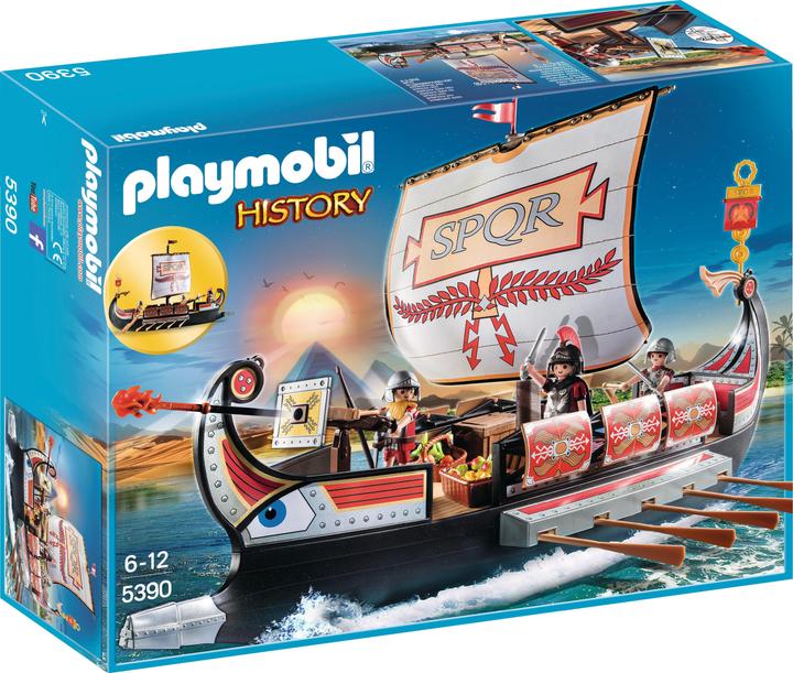 Produktbild Playmobil Römische Galeere (5390, Playmobil History)