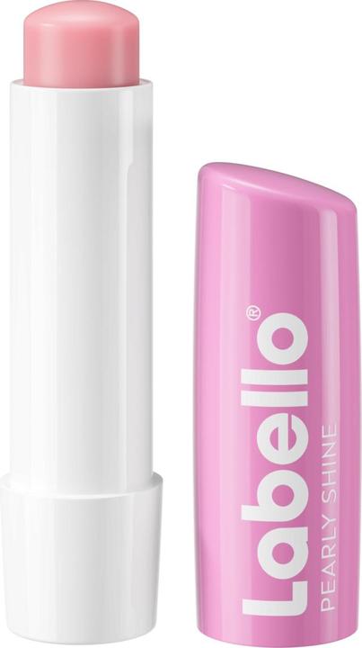 Produktbild Labello Pearly Shine Lip Balm 4.8g Moisturizing Lip Balm with Pearl and Silk Extracts 24 Hour Moisture (Lippenbalsam)