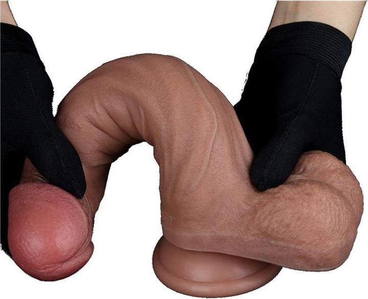 Actual product image Lovetoy Two-layer silicone dildo 22.5 cm
