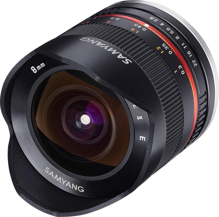 Produktbild Samyang 8mm f/2.8 II - Fujifilm X (Black) (Fujinon XF, APS-C / DX)