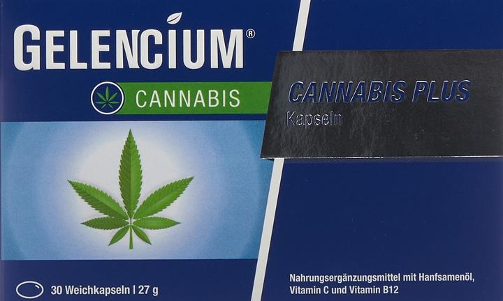 Produktbild Gelencium Cannabis Plus (30 Stück, Kapseln, 27 g)