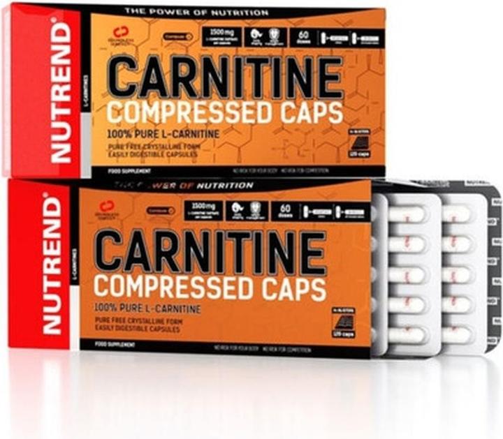 Actual product image Nutrend Carnitine Compressed Caps (120 pcs., Capsules, 250 g)