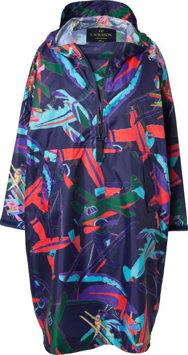 Image du produit Laurasøn Cape de pluie fonctionnelle à capuche, unisexe, motifs (Taille unique)