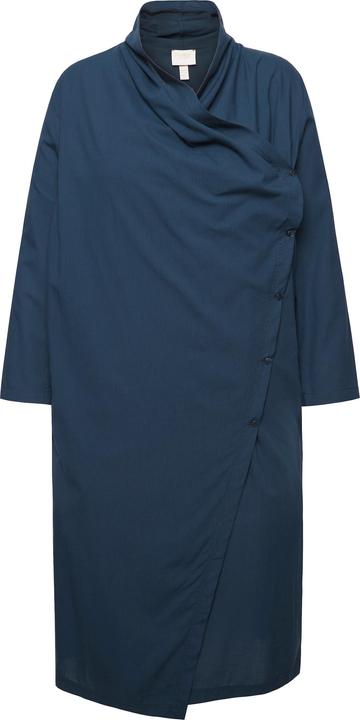 Immagine prodotto Ulla Popken Blusa lunga con effetto incrociato, scollo montante e maniche lunghe (58)