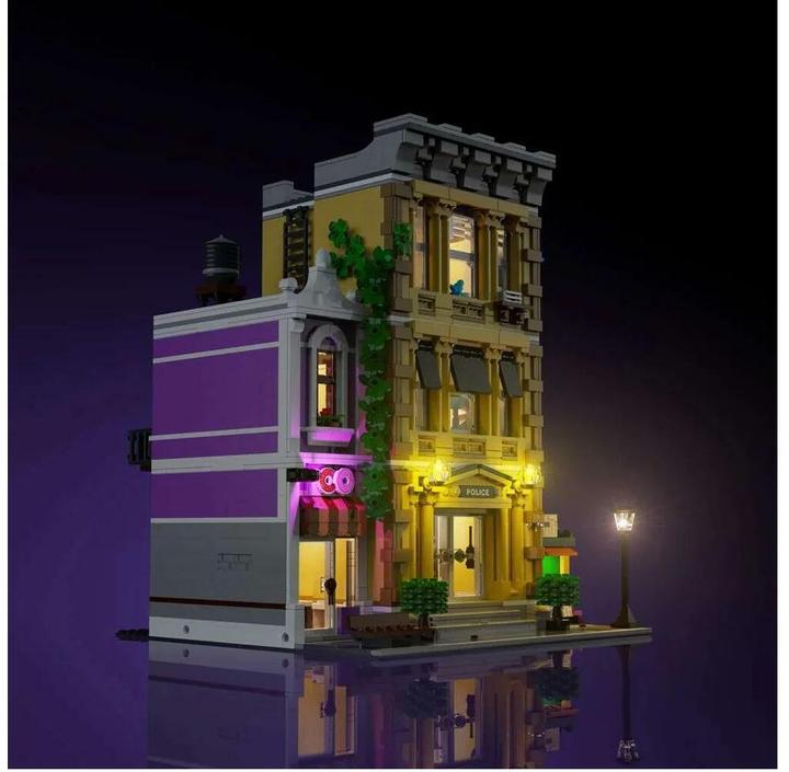 Immagine prodotto Light my bricks LMB 2.0 Kit di illuminazione a LED per LEGO® 10278 Stazione di Polizia