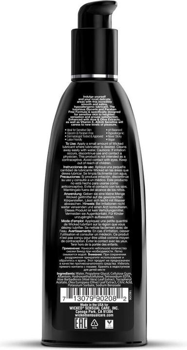 Image du produit Wicked Sensual Care Wicked Wicked Aqua Sensitive Black 240ml (240 ml)