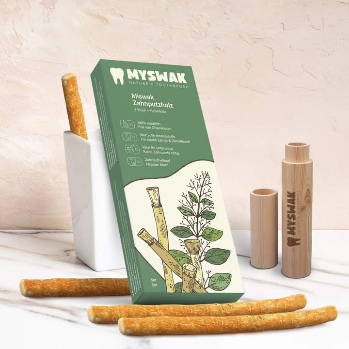 Produktbild Miswak Zahnputzholz (Mittel, 4 x)