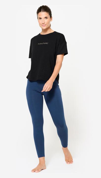 Produktbild Kimjaly Yogahose hoher Bund sanftes Yoga Damen marineblau
