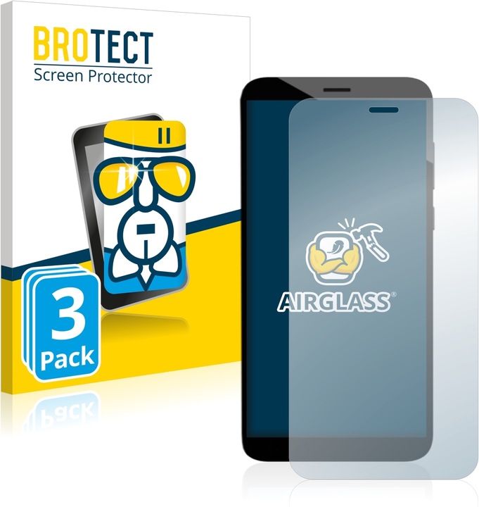 Actual product image BROTECT AirGlass Glass (3 Piece, PinePhone Pro Explorer Edition)
