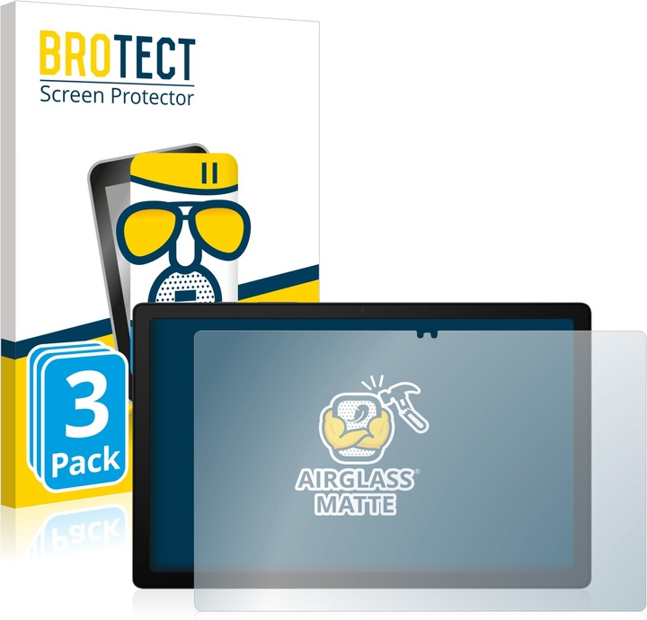 Actual product image BROTECT AirGlass Glass Matte (3 Piece, Galaxy Tab A8)