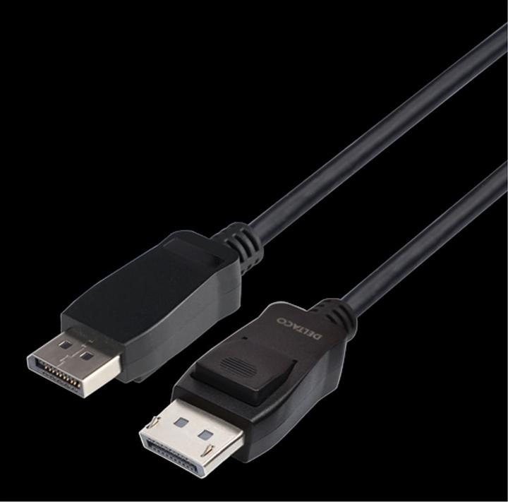 Produktbild Deltaco DisplayPort cable DP 1.4 8Ka60Hz 1m black (1 m)