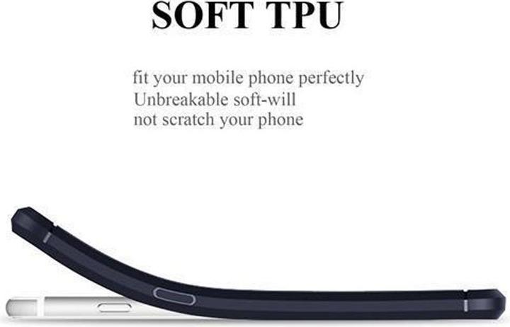 Image du produit Cadorabo TPU Ultra Slim carbon edelstahl Combi Cover (Apple iPhone 7)