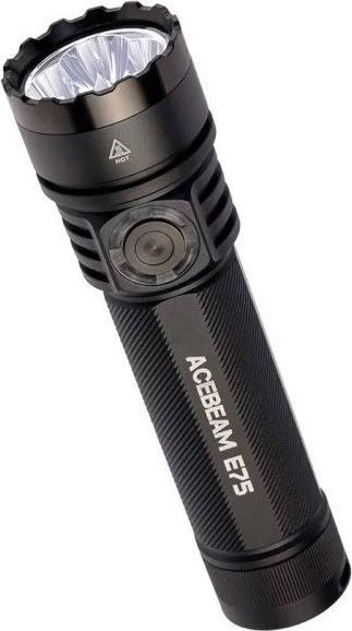 Produktbild AceBeam E75 Taschenlampe 4500 Lumen - Schwarz (12.90 cm, 4500 lm)