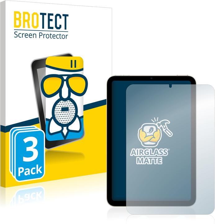 Actual product image BROTECT AirGlass Glass Matte (3 pcs., Apple iPad mini 2015, Apple iPad mini 2019, Apple iPad mini 2021)