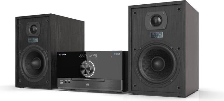 Actual product image Aiwa Micro System with Bluetooth, CD, USB, AUX Input, 2 x 50 W RMS Output (Bluetooth, CD player, 2x 50 W)