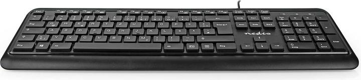 Immagine prodotto Nedis Tastiera cablata | USB-A | Multimedia | QWERTZ | DE-Layout | Tastiera numerica (DE, Cablato)