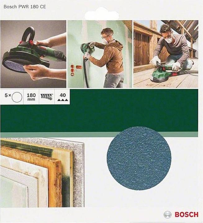 Produktbild Bosch Zubehör Schleifblätter PWR 180 mm K40 (40)