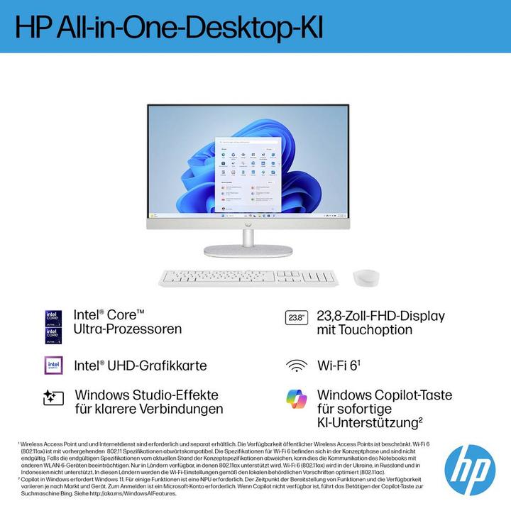 Produktbild HP AIO 24-cr2052ng (512 GB, 8 GB, Intel Core Ultra 5 225U)