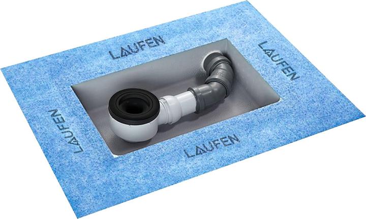 Laufen Pro mounting box, left version, for shower trays, 460x320x75mm, with drain, H2900330000001 (Drainage set)