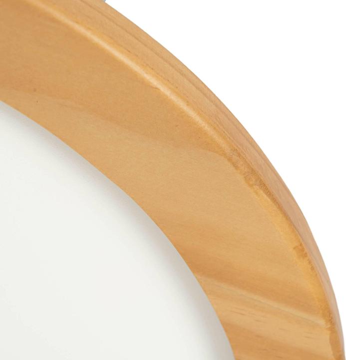 Produktbild Lucande Joren LED-Deckenleuchte rund Holz Ø 48 cm (2170 lm)