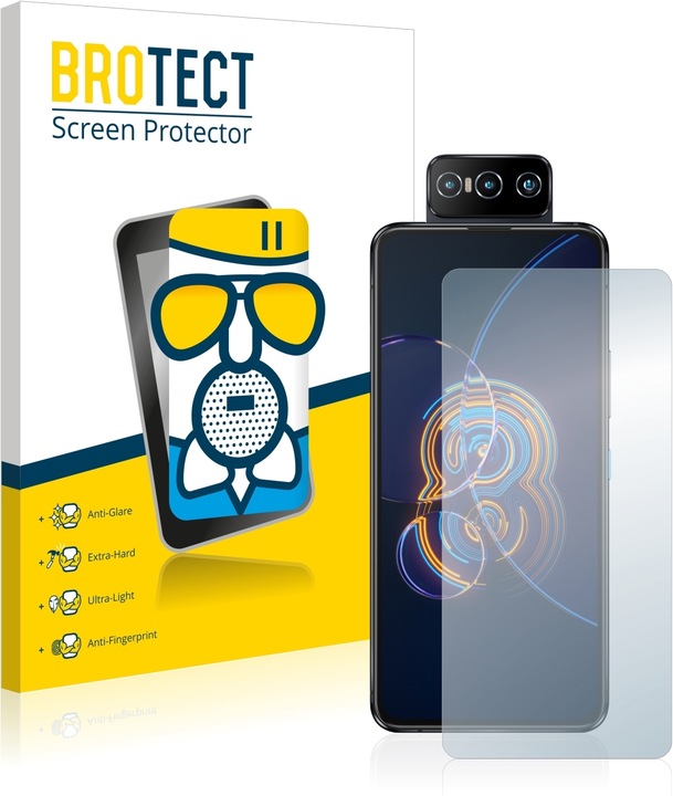 Actual product image BROTECT AirGlass Glass Matte (1 Piece, Asus Zenfone 8 Flip)