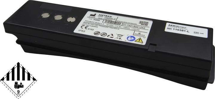 Primedic Original Lithiumbatterie Typ 6 Defi HeartSave 6, HS6, HS6S - Typ M250 (7200 mAh)