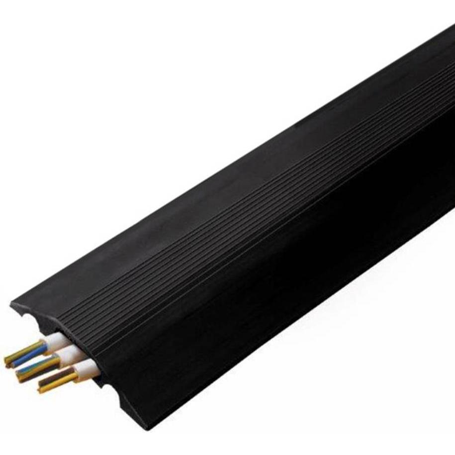 Vulcascot, Kabelschutz + Kabelführung, CableSafe cable protector RO7/B black 3m (Kabelbrücke, 3000 mm)