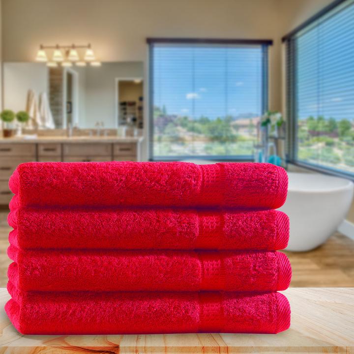 Produktbild Casativo 4er-Set Duschtücher, 70 x 140 cm, 100% luxuriöse Baumwolle (70 x 140 cm)