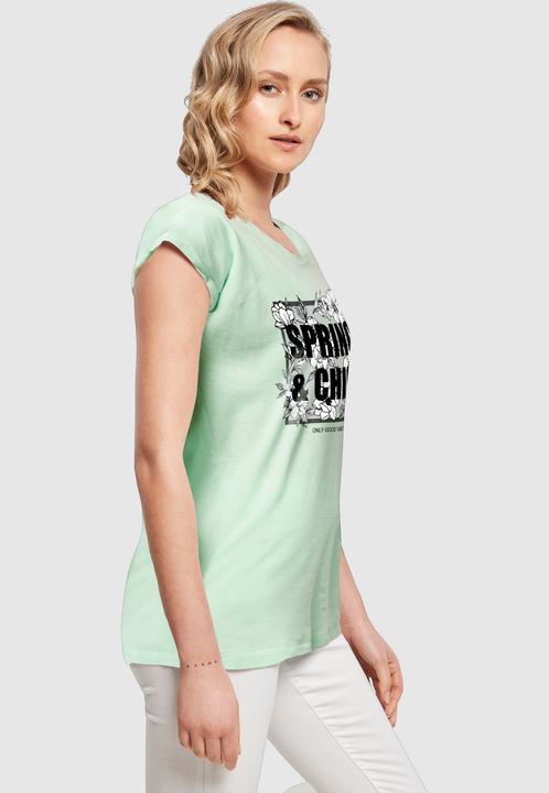 Produktbild Merchcode Ladies Spring And Chill Extended Shoulder Tee - 113645 (M)